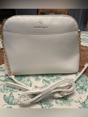 Nanette Lepore Pebbled Leather Crossbody Bag